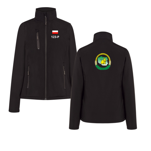 Damska Kurtka Softshell z Nadrukiem Krajowego Związku Hodowców Królików